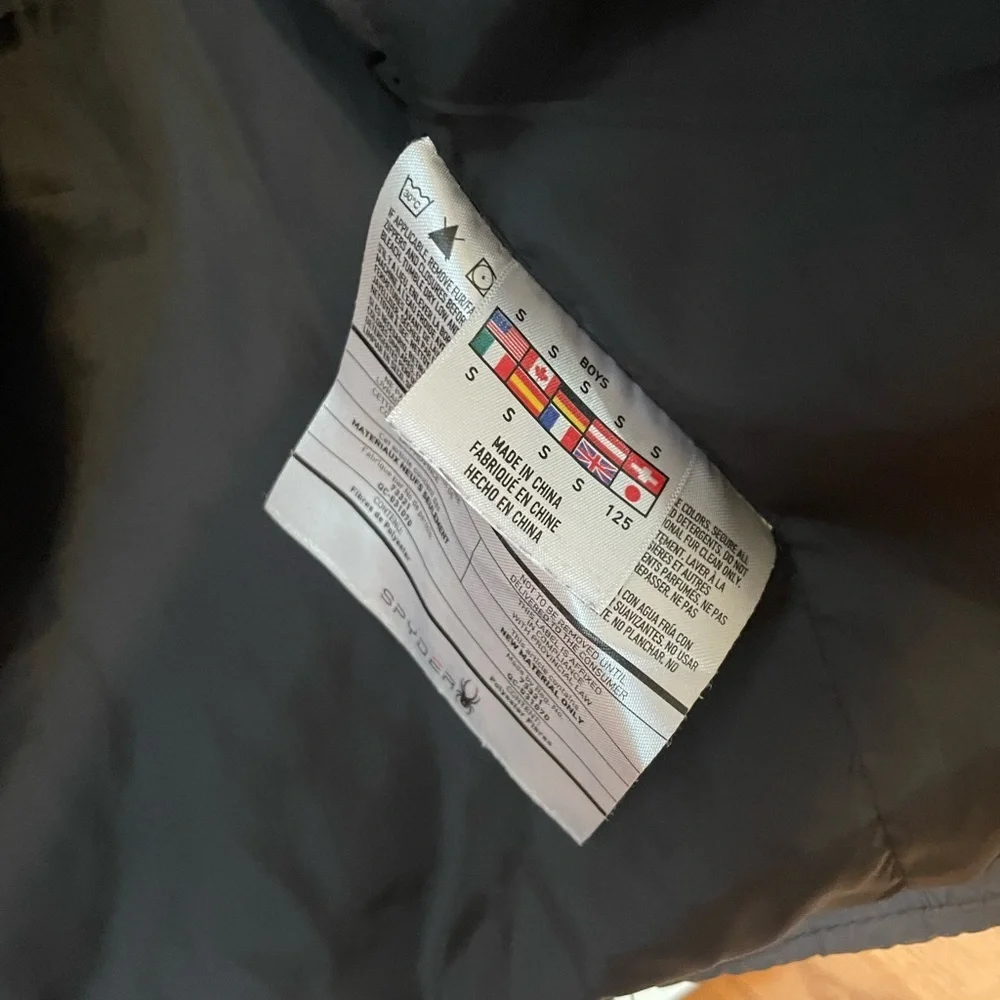 Spyder puffer jacket
